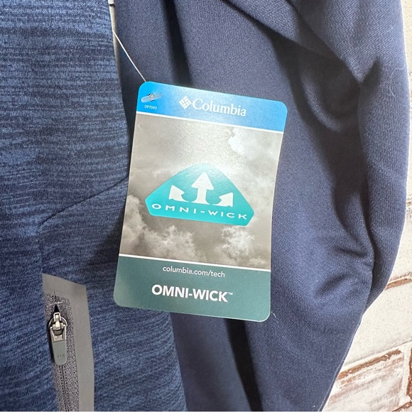 Columbia trail tech midlayer crew neck sweatshirt size large - Picture 5 of 7